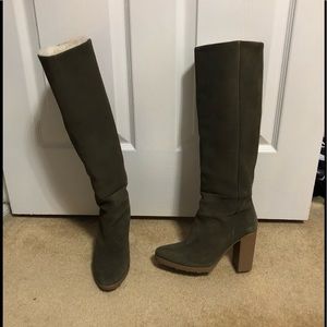 Pierre Hardy Knee High Suede Boots